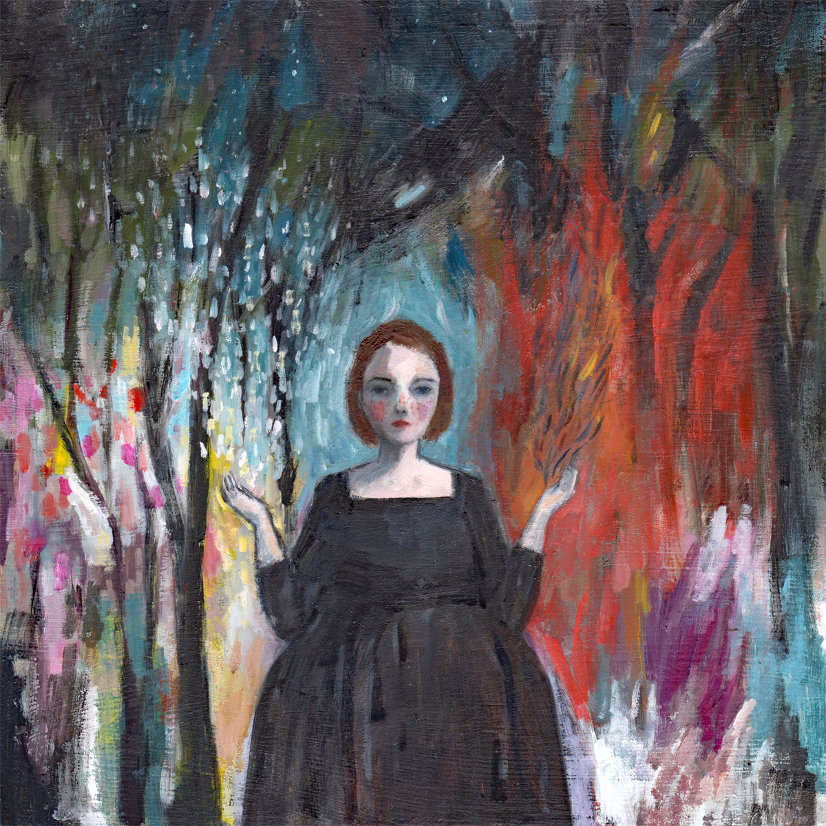 She lived in a world only she could see by Amanda Blake