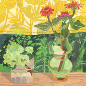 Marigold Curtain by Michelle Morin