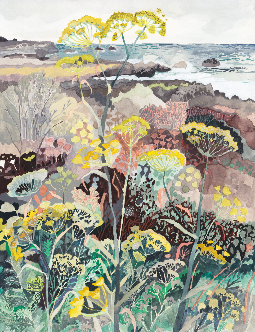 West Coast Wild Fennel by Michelle Morin