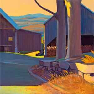 First Frost, Two Maples by Susan Abbott