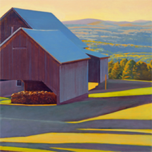 First Frost, Wood Stack by Susan Abbott