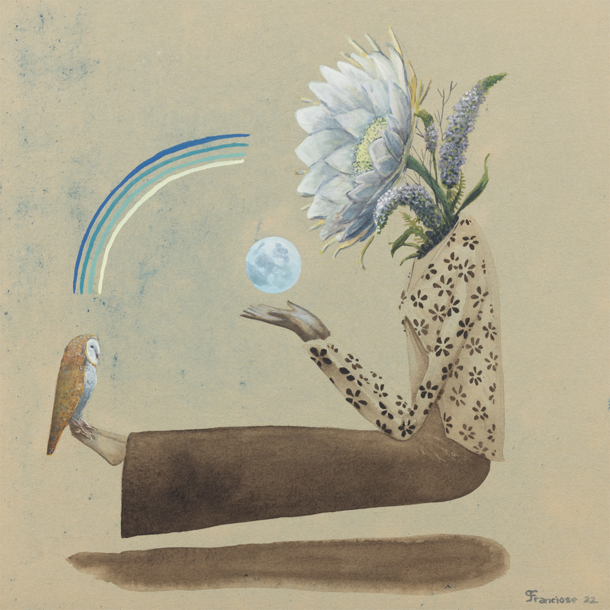 She Holds the Moon by Graham Franciose