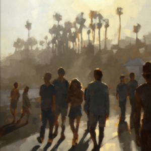 Backlit Beach by Kevin Yaun