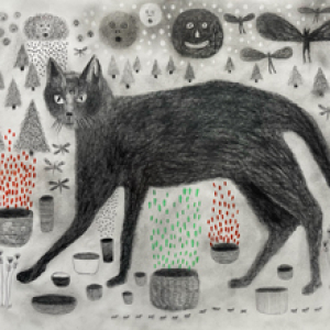 Planetary Gods And Cats Wander At Night by Michael McGrath