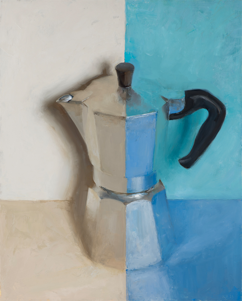 Moka with Blue and Teal by Kenny Harris
