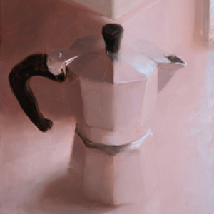 Moka on Pink Tile by Kenny Harris