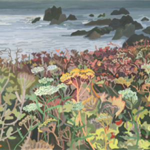 Big Sur and Sedum by Michelle Morin