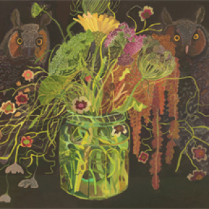 Owls and Amaranth by Michelle Morin