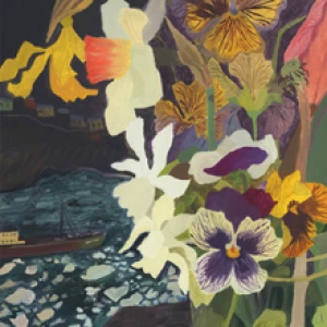 Pansies and Icebergs by Michelle Morin