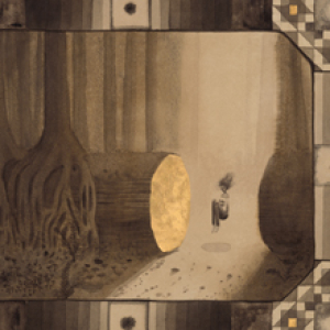 Hand Embellished print, Between by Graham Franciose